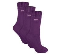 THMO - 3 Pack Multipack Ladies Thick Winter Warm Socks with Comfort Top