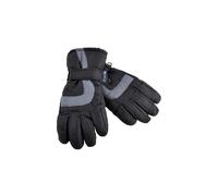 THMO Boy's 3M Thinsulate Fleece Lined Waterproof Ski Gloves in Black | Size: 6-7 Years THMO Black 6-7 Years