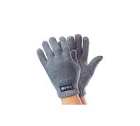 THMO Girl's Knitted Thinsulate Lined Thermal Gloves for Winter in Grey | Size: 8-9 Years THMO Grey 8-9 Years