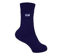 THMO Kids Thermal Socks for Winter Warm Fluffy Fleece Inner Socks for Boys & Girls (11-14 Years, Navy)