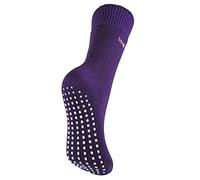 THMO - Ladies Thick Cosy Thermal Slipper Bed Socks with Non Slip Grippers