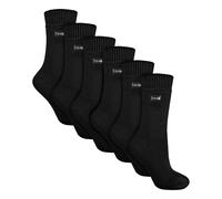THMO Ladies Thick Winter Thermal Socks with Seamless Toe (Multipack Options) - 4-8 UK - Black - 6 Pack