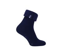 THMO Men's 1 Pack Soft Plush Lined Slipper Bed Socks in Navy | Size: 6-11 THMO Navy 6-11