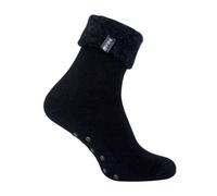 THMO Mens Bed Socks with Grips Thick Warm Thermal Fleece Lined Cosy Slipper Socks