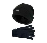 THMO Mens Thinsulate Hat and Gloves Set Acrylic Knitted Hat & Gloves for Winter