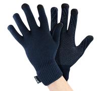 THMO Mens Touchscreen Gloves with Grips - One Size - Navy