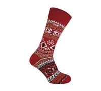 THMO - Mens Vintage Nordic Style Thick Thermal Wool Blend Socks