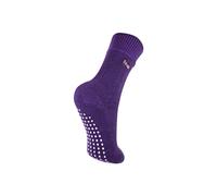 THMO Women's 1 Pack Indoor Thermal Slipper Socks with Grips in Purple | Size: 9-12 THMO Purple 9-12