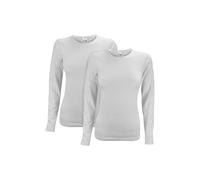 THMO Women's 2 Pack Long Sleeved Thermal Top for Winter in White | Size: S/M THMO White S/M