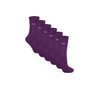 THMO Women's 6 Pairs Soft Breathable Thermal Socks in Purple | Size: 4-8 THMO Purple 4-8