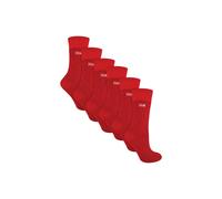 THMO Women's 6 Pairs Soft Breathable Thermal Socks in Red | Size: 4-8 THMO Red 4-8
