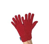 THMO Women's Outdoor Chenille 3M Fleece Lined Thinsulate Winter Gloves in Burgundy THMO Burgundy One Size