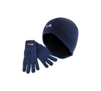 THMO Women's Thinsulate Hat & Gloves Winter Set in Navy | Size: XL THMO Navy XL