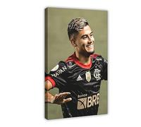 THNIKK Andreas Pereira Football Player Handsome Sport Wall Art Deco Poster Canvas Poster Bedroom Decor Sports Landscape Office Room Decor Gift Frame-style 20x30inch(50x75cm)