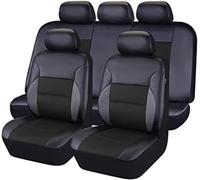 THNIKK Car Leather Seat Cover Sets for Kia NIRO II/NIRO EV/NIRO Hybrid 2022-2025, All Weather Custom Car Seat Covers Breathable Waterproof Full Set Cushions Protectors Accessories,black