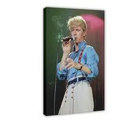 THNIKK David Bowie English Singer-songwriter Dormitory Bedroom Wall Art Deco Poster Canvas Poster Bedroom Decor Sports Landscape Office Room Decor Gift Frame-style 12x18inch(30x45cm)