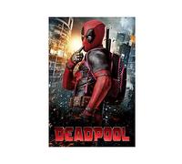 THNIKK Deadpool American Superhero Film Wall Art Deco Poster Canvas Poster Wall Art Decor Print Picture Paintings for Living Room Bedroom Decoration Unframe-style 12x18inch(30x45cm)