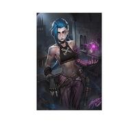THNIKK Jinx Character- League of Legends Game Wall Art Deco Poster Canvas Poster Bedroom Decor Sports Landscape Office Room Decor Gift Unframe-style 20x30inch(50x75cm)