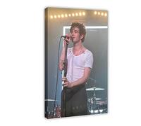 THNIKK Matty Healy English Singer-songwriter Retro Wall Decor Poster Canvas Poster Bedroom Decor Sports Landscape Office Room Decor Gift Frame-style 08x12inch(20x30cm)