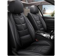 THNIKK Premium Full Set Car Seat Covers for BMW X1 X3 X4 X5 X6 2024, Leather Front and Rear Seat Cover Protectors Set Durable Luxury PU Car Cushions,Black