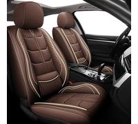 THNIKK Premium Full Set Car Seat Covers for Nissan Maxima 2016, Leather Front and Rear Seat Cover Protectors Set Durable Luxury PU Car Cushions,Brown