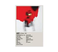 THNIKK Singer Rihanna Anti 2016 Music Album Cover Wall Art Deco Poster Canvas Poster Bedroom Decor Sports Landscape Office Room Decor Gift Unframe-style 08x12inch(20x30cm)