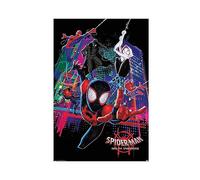 THNIKK Spider-Man Across The Spider-Verse 2023 American Superhero Film Cover Cool Poster Canvas Poster Bedroom Decor Sports Landscape Office Room Decor Gift Unframe-style 08x12inch(20x30cm)
