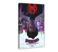 THNIKK Spider-Man Across The Spider-Verse Wall Art Deco Poster Canvas Poster Wall Art Decor Print Picture Paintings for Living Room Bedroom Decoration Frame-style 20x30inch(50x75cm)