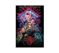 THNIKK Stranger Things Season 3 Movie Cover Retro Art Deco Poster Canvas Poster Wall Art Decor Print Picture Paintings for Living Room Bedroom Decoration Unframe-style 12x18inch(30x45cm)