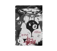 THNIKK Stussy Retro Black And White Fashion Decoration Art Poster Canvas Poster Wall Art Decor Print Picture Paintings for Living Room Bedroom Decoration Unframe-style 16x24inch(40x60cm)