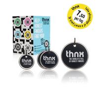 Thnx Smart Pack Xl - Black (1 X S Tag, 2 X M Tag, 1 X L Tag, 1 X Sticker Sheet, 1 X Sticker)
