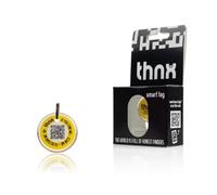Thnx Tag Small Airtag Keychain- Yellow