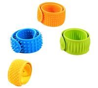 Thnzsurdc Sensory Slap Bands, 12 Pack Silicone Textured Fidget Wristbands, Multi-Color Stress Relief Bracelets for Kids, ADHD Autism Support, Party Favours, Classroom Rewards