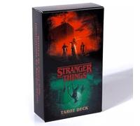 Thnzsurdc Tarot Cards for Stranger Things, 78Pcs Horror Charm Tarot Cards for Beginner, Spiritual Readings Divination Fortune Telling Collection for Fan, TV Series Inspired Birthday Friendship Gift