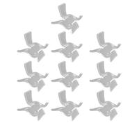 THOANBY Acrylic Crystal Display Stand 10pcs / Set Collectibles Stands Supplies for Small Easels Organizat Acrylic Crystal Stand