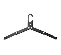 THOANBY Lightweight Aluminum-Alloy Multifunctional Portable Folding Clothes Hanger Outdoor Travel Coat Hanger Organizers Drying Stand