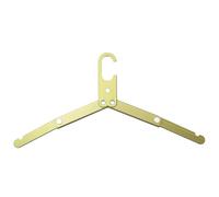 THOANBY Lightweight Aluminum-Alloy Multifunctional Portable Folding Clothes Hanger Outdoor Travel Coat Hanger Organizers Drying Stand