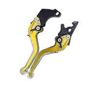 THOANBY Motorcycle Brake Lever,Motorcycle Brake Lever LED Signals Light Hydraulic Clutches Adjustable Aluminum for Most Scooter Moped