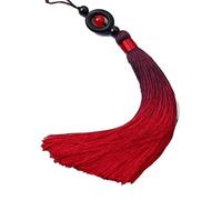 THOANBY Taiji Swords Tassels,Elegant Polyester Taiji Swords Tassels for Martial Arts and Cultural Decoration Decorative Luck Beads Fringe Pendant