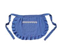 THOANBY Waist Apron,Waist Apron Ruffled Maid Adjustable Women Kitchen Cooking Serving for Bakery Restaurant