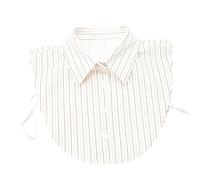 THOANBY Women Blouse,Women's Detachable False Collar Insert Elegant Lapel Faux Half Shirt Blouse Collar Top for Sweater and Dresses