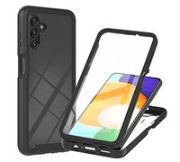 Thoankj for Samsung A16 Phone Case, Galaxy A16 4G/5G Cover Clear 360 Full Body Built-in Screen Protector Dustproof Shockproof Anti-Scratch Slim Fit Bumper Case for Samsung Galaxy A16 4G/5G Black