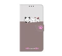 Thoankj for Samsung J4 Plus Case Shockproof Flip Cute Leather Wallet Case for Girls Kids with Card Slots Folding Stand Magnetic Protective Phone Cover for Samsung Galaxy J4 Plus - Cats
