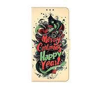 Thoankj for Samsung J6 2018 Case Cute Shockproof Flip Folio Leather Wallet Case for Girls Kids with Stand Card Holder Slots Silicone Phone Cover for Samsung Galaxy J6 2018 - Christmas