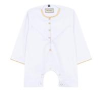 Thobez Baby Toddler Romper Thobe Emirati Omani Islamic Eid Clothing Arab Gold Embroidery - White 18