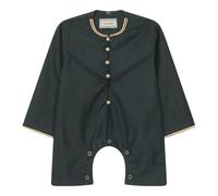 Thobez Boy's Romper Thobe Emirati Omani Islamic Eid Clothing Arab Gold Embroidery in Green | Size: 3-6 m Thobez Green 3-6 m