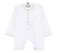 Thobez Boy's Romper Thobe Emirati Omani Islamic Eid Clothing Arab Gold Embroidery in White | Size: 12-18 m Thobez White 12-18 m
