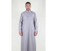 Thobez Men's Muslim Nehru Collar Eid Thobe in Beige | Size: 54R Thobez Beige 54R