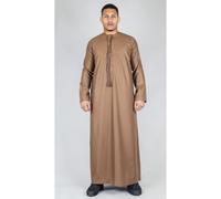 Thobez Men's Thobe Emirati Islamic Clothing String Tassel in Bronze | Size: 58S Thobez Bronze 58S