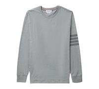 Thom Browne 4-Bar stripe cotton T-shirt - Grey 00-0-4